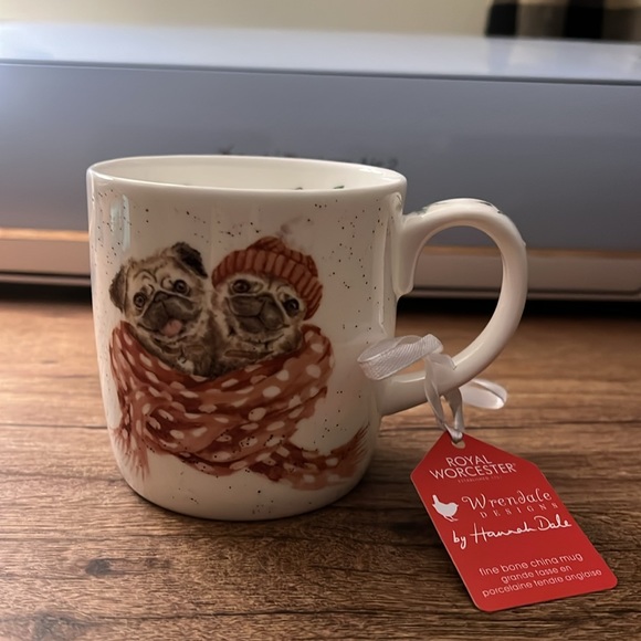 Wrendale Pug Coffee cup - Picture 3 of 4